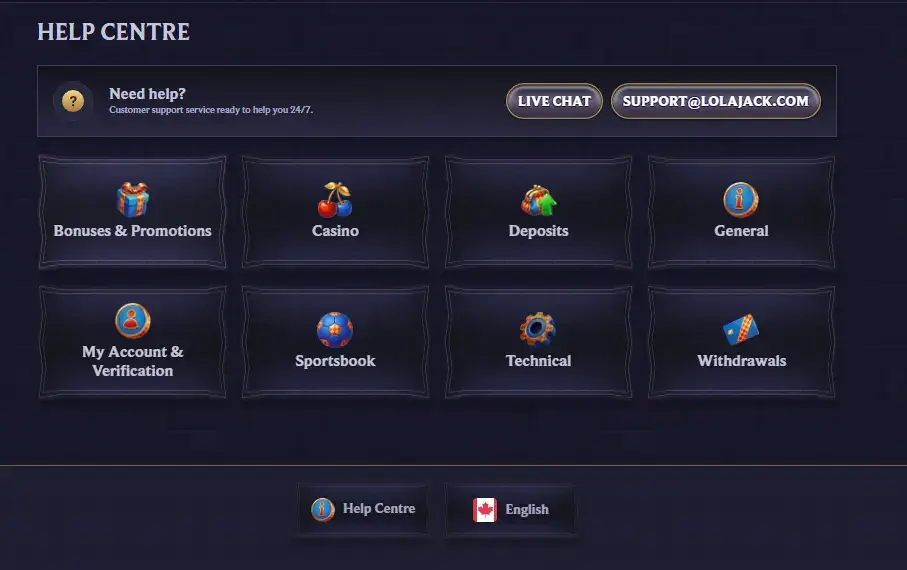 lolajack customer support
